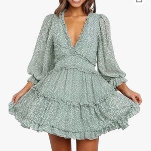 Long sleeve light weight dress